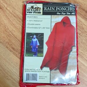 Brand new rain poncho